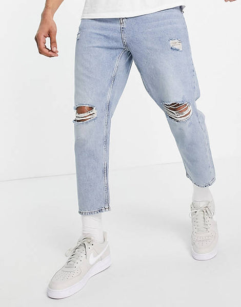 Pull & Bear Boyfriend Jean - Blue sky